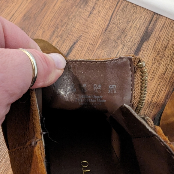 Franco Sarto cognac booties - Picture 4 of 4